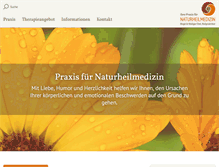 Tablet Screenshot of praxis-naturheilmedizin.de